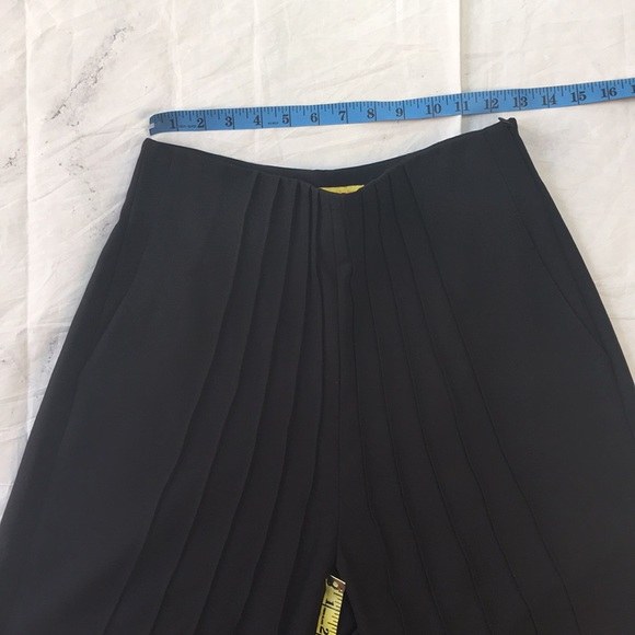 High Waisted CATHERINE MALANDRINO PIN TUCK PANTS. NWT DESIGNER COLLECTION - Picture 7 of 10